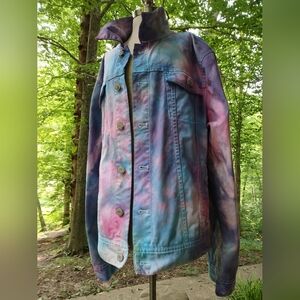 Talbots‎ Multicolor Denim Trucker Jacket